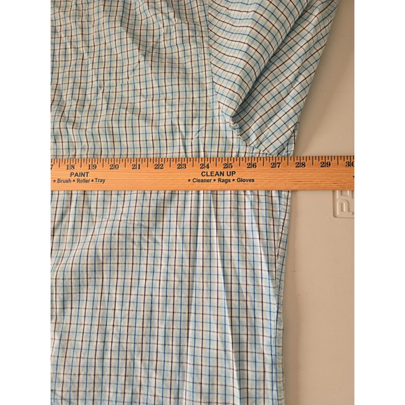 NAUTICA Mens Oxford Blue Plaid Classic Fit Button Down Shirt 3XL‎ RN67835 - Picture 11 of 12